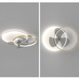 Loftsventilatorlampe Moderne Art Deco belysningsarmaturer