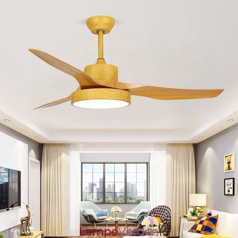 Loftsventilator med fjernbetjening 3 blade