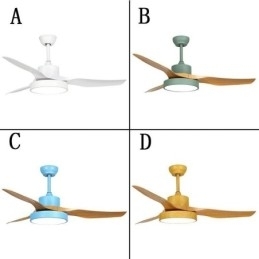 Loftsventilator med fjernbetjening 3 blade