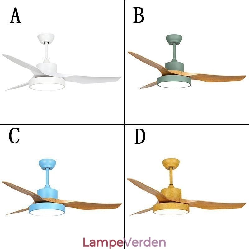 Loftsventilator med fjernbetjening 3 blade