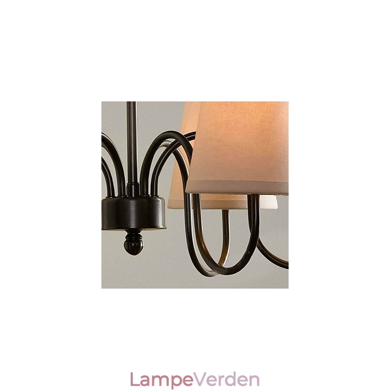 Traditionel klassisk galvaniseret lysekrone