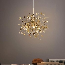 3 lys lysekrone lys rustfrit stål pendel belysning loft lysarmatur