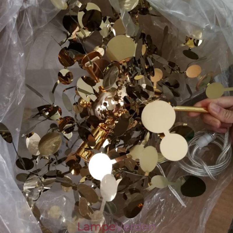 3 lys lysekrone lys rustfrit stål pendel belysning loft lysarmatur