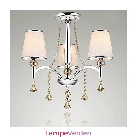 Moderne moderne krystal krom metal lysekrone Moderne moderne krystal krom metal lysekrone