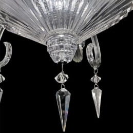 Europæisk krystal lysekrone dekoration loftslampe med 18 lys