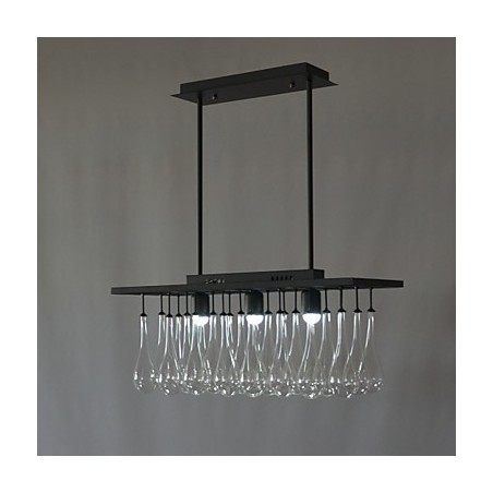 Moderne moderne krystalmaleri metal lysekrone Moderne moderne krystalmaleri metal lysekrone