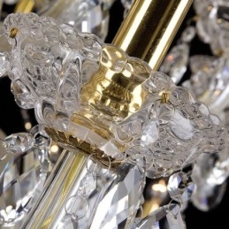 Europæisk krystallysekrone med 32 lys loftslys