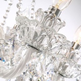 Europæisk krystal lysekrone med 32 lys luksus dekoration loftslampe