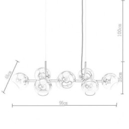 Contemporary Magic Bean Pendel Lampe Simple 8 Lights