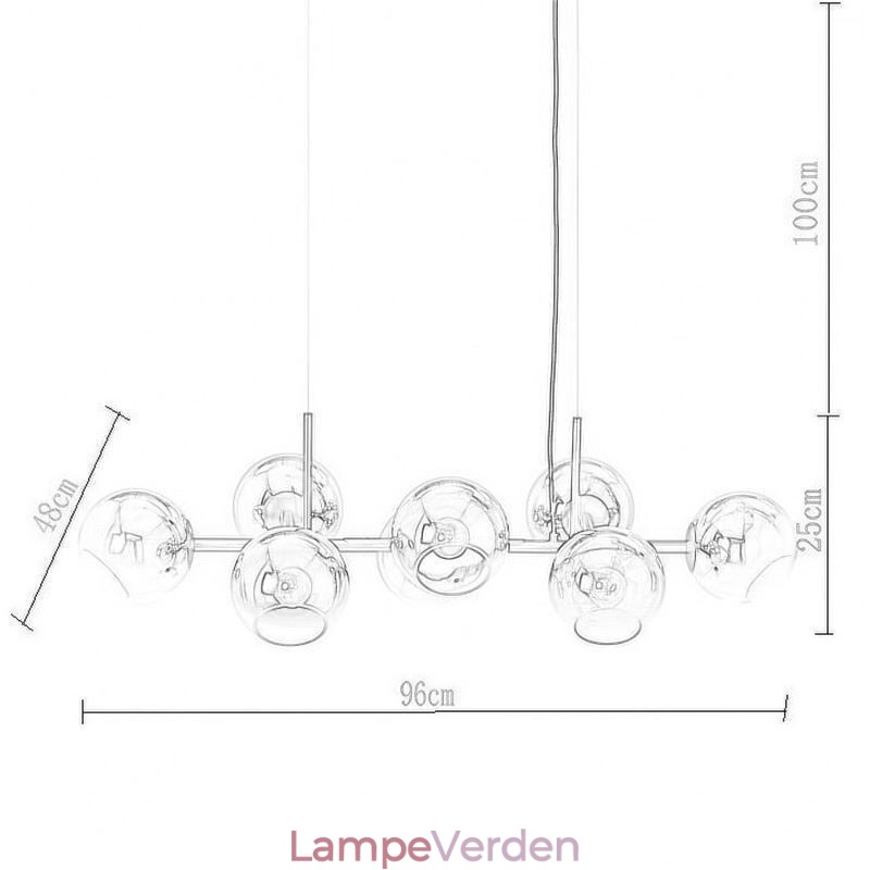 Contemporary Magic Bean Pendel Lampe Simple 8 Lights