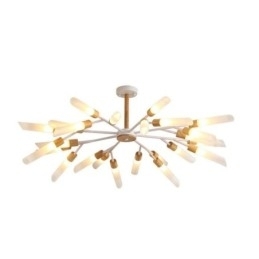 Nordisk Pendel Moderne Solid Wood Belysning