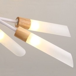 Nordisk Pendel Moderne Solid Wood Belysning