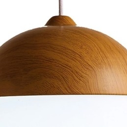 Moderne moderne mini-stil træbambus lysekrone