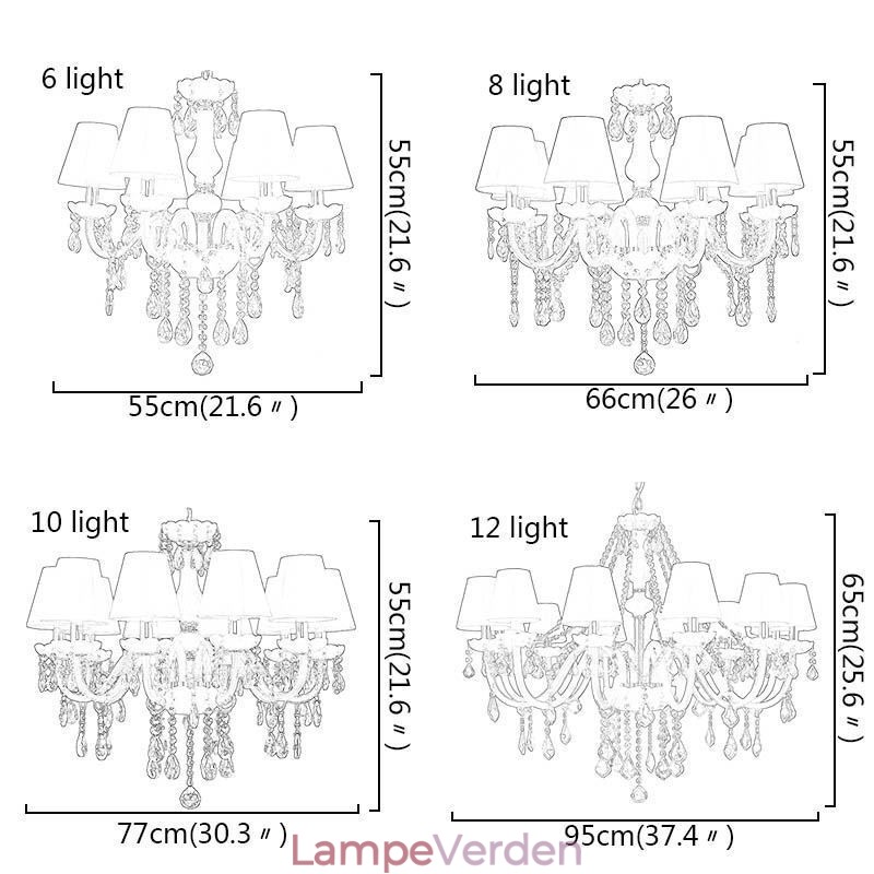 Europæisk krystal lysekrone Unik hvid Jade Pendel Light