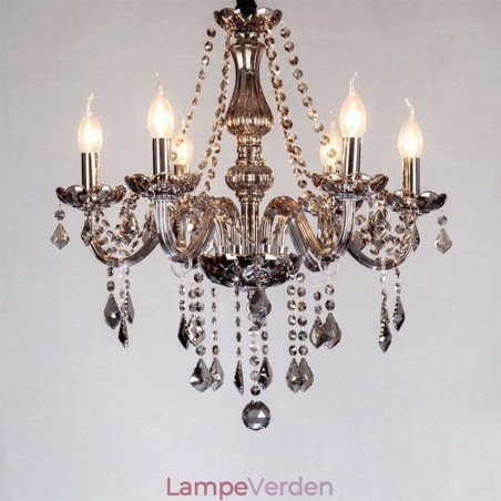 Elegant krystal lysekrone europæisk stil glas pendel lys Elegant krystal lysekrone europæisk stil glas pendel lys