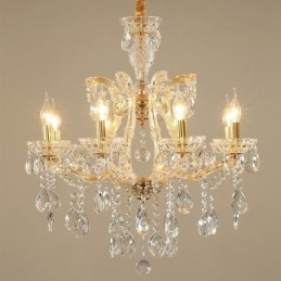 Elegant krystal lysekrone europæisk pendel