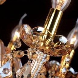 Luksus krystal lysekrone europæisk loftslampe
