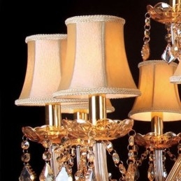 Luksus krystal lysekrone europæisk loftslampe