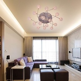 G4 Iron Flush Mount Light med aluminiumsskærme