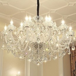 Luksus krystal lysekrone Europæisk Elegant Pendel