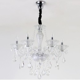 Europæisk Krystallysekrone Elegant Pendel Light