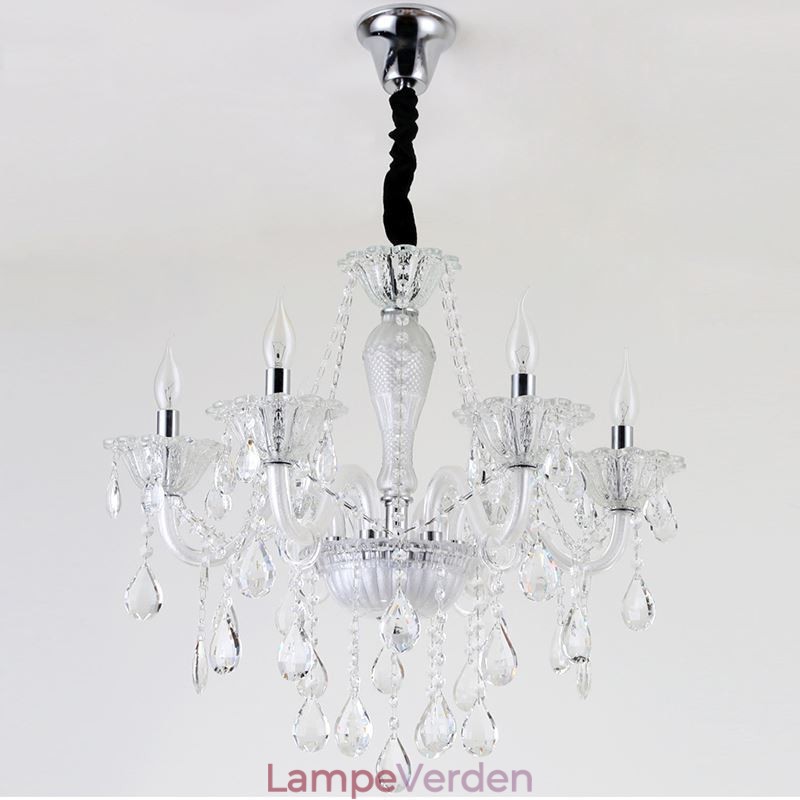 Europæisk Krystallysekrone Elegant Pendel Light