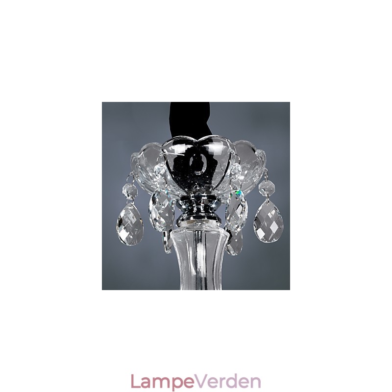 Elegant krytal lysekrone med 6 lys