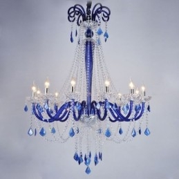 Europæisk Krystallysekrone Elegant Pendel Light