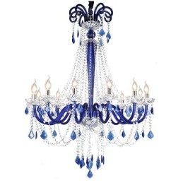 Europæisk Krystallysekrone Elegant Pendel Light