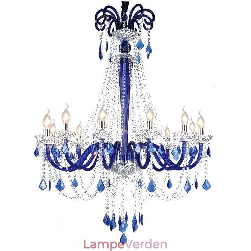 Europæisk Krystallysekrone Elegant Pendel Light