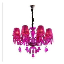 Europæisk krystal lysekrone Ring Bells Glas Pendel Light