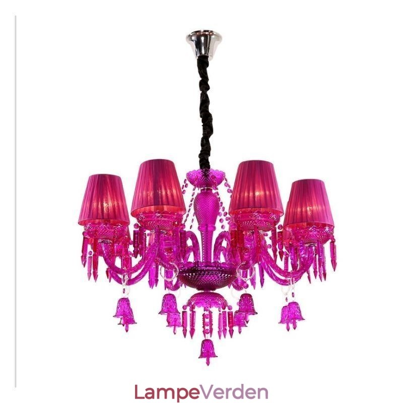 Europæisk krystal lysekrone Ring Bells Glas Pendel Light