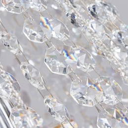 Moderne krystal lysekrone luksus trappe krystal loftslampe med 19 lys
