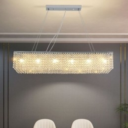 Europæisk krystal lysekrone luksus dekoration loftslampe med 12 lys