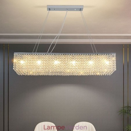 Europæisk krystal lysekrone luksus dekoration loftslampe med 12 lys Europæisk krystal lysekrone luksus dekoration loftslampe med 12 lys