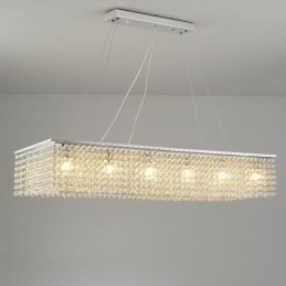 Europæisk krystal lysekrone luksus dekoration loftslampe med 12 lys