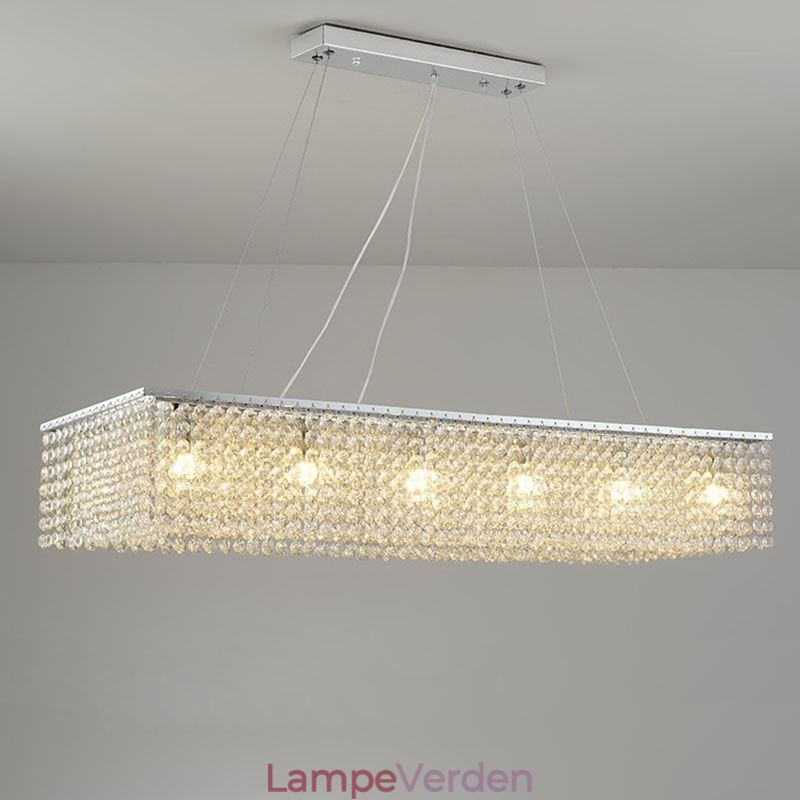 Europæisk krystal lysekrone luksus dekoration loftslampe med 12 lys