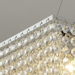 Europæisk krystal lysekrone luksus dekoration loftslampe med 12 lys