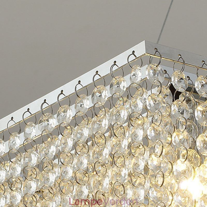Europæisk krystal lysekrone luksus dekoration loftslampe med 12 lys