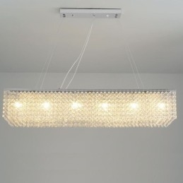 Europæisk krystal lysekrone luksus dekoration loftslampe med 12 lys