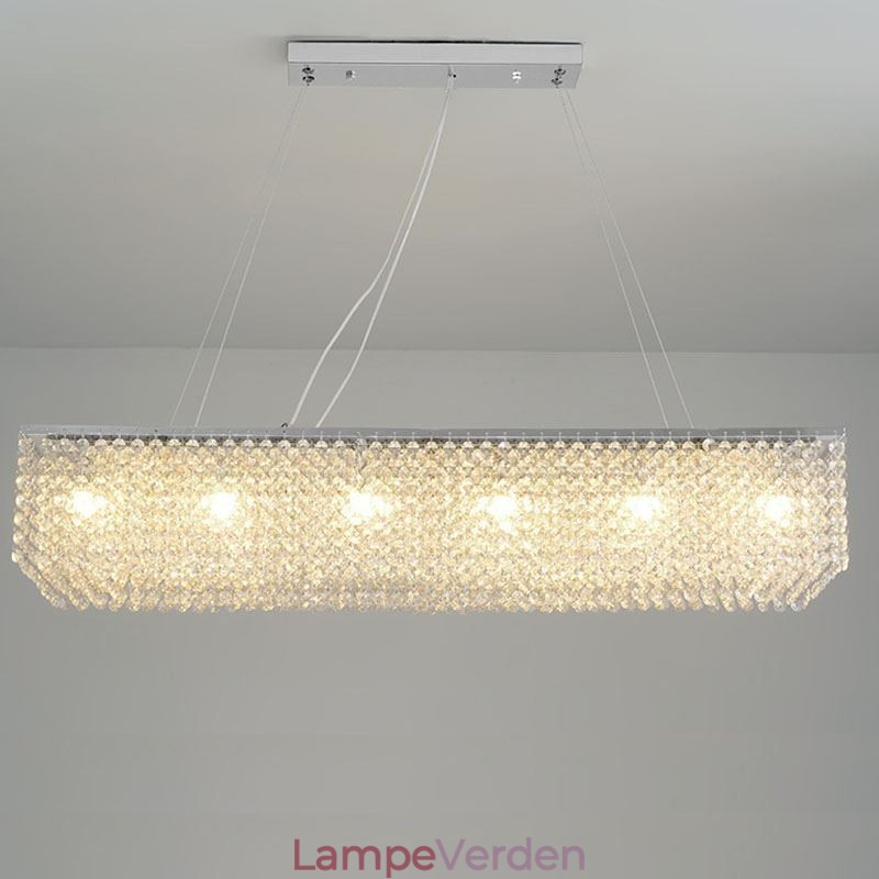 Europæisk krystal lysekrone luksus dekoration loftslampe med 12 lys