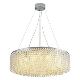 Moderne krystallysekrone europæisk luksus dekorativ loftslampe med 12 lys