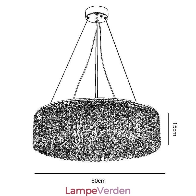 Moderne krystallysekrone europæisk luksus dekorativ loftslampe med 12 lys