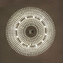 Moderne krystallysekrone europæisk luksus dekorativ loftslampe med 12 lys