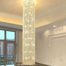 Luksus krystal lysekrone moderne dekoration loftslampe med 36 lys