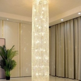 Luksus krystal lysekrone moderne dekoration loftslampe med 36 lys