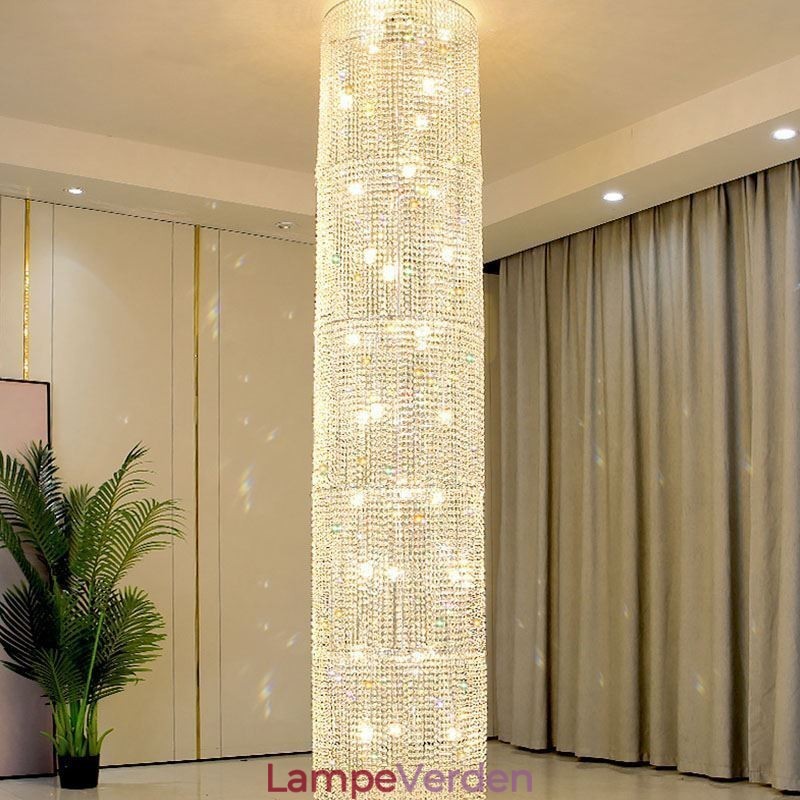 Luksus krystal lysekrone moderne dekoration loftslampe med 36 lys