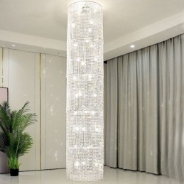 Luksus krystal lysekrone moderne dekoration loftslampe med 36 lys