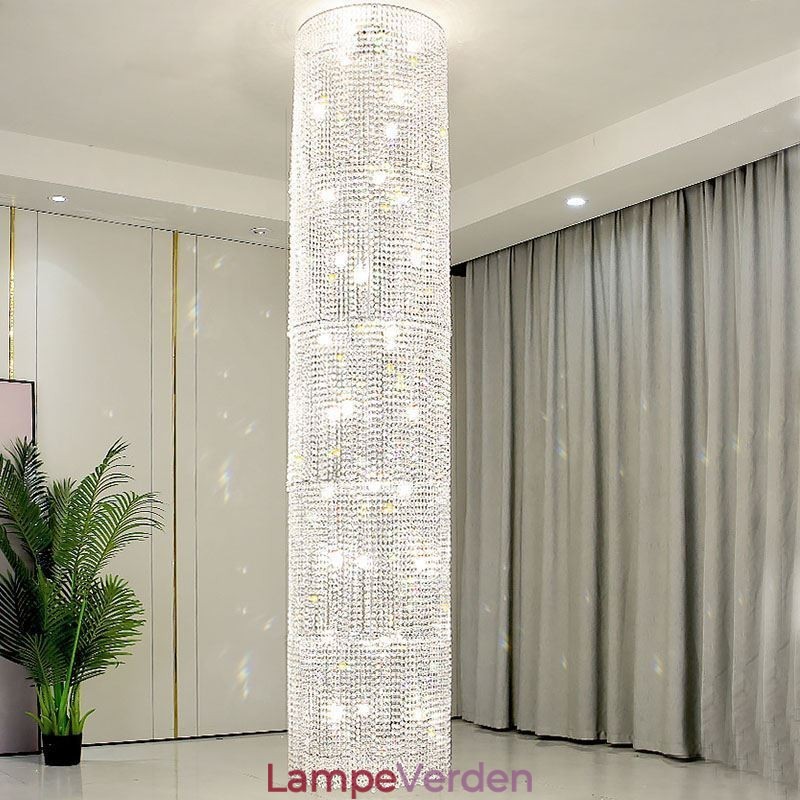 Luksus krystal lysekrone moderne dekoration loftslampe med 36 lys