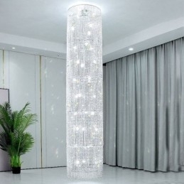 Luksus krystal lysekrone moderne dekoration loftslampe med 36 lys